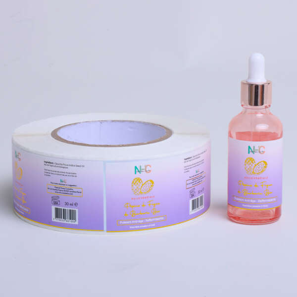 Custom bottle sticker printing