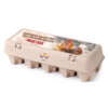 Private logo egg carton labels with adhesive backing