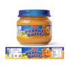 Peanut butter packaging label with ingredient panel