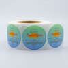Circle product packaging labels with your logo