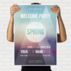 custom A0 A1 A2 A3 A4 A5 paper poster for living room decor front view
