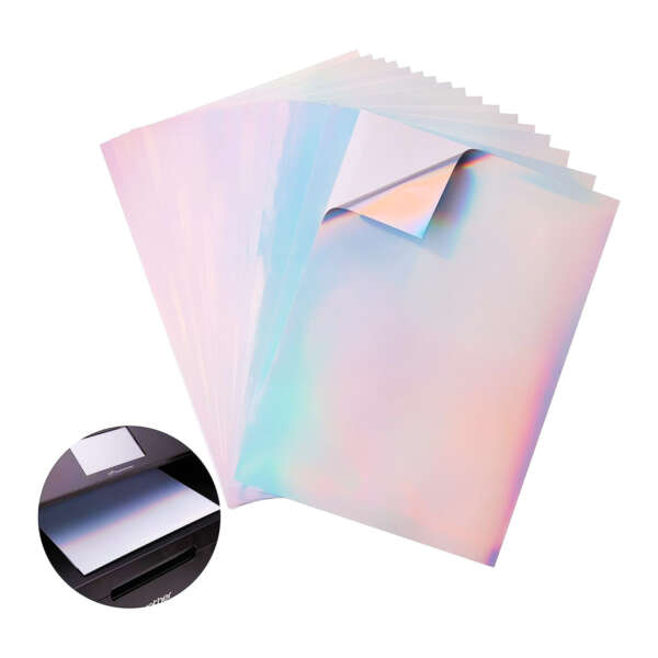 Printable rainbow sticker paper