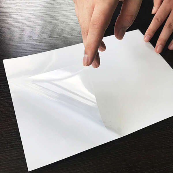 Printable transparent PVC vinyl sticker sheets for A4 labels