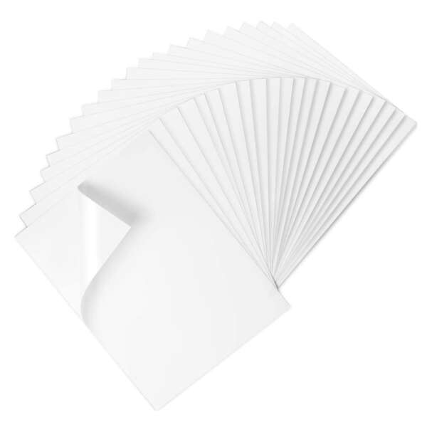 Custom vinyl sticker paper samples