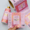 Custom foil product label rolls