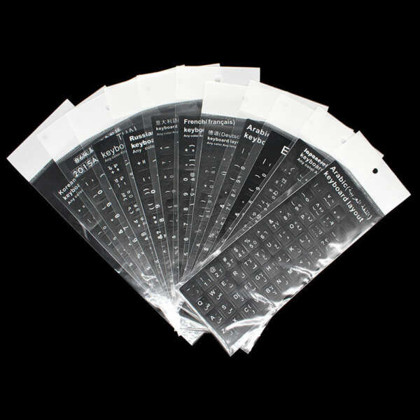 Language keyboard sticker printing
