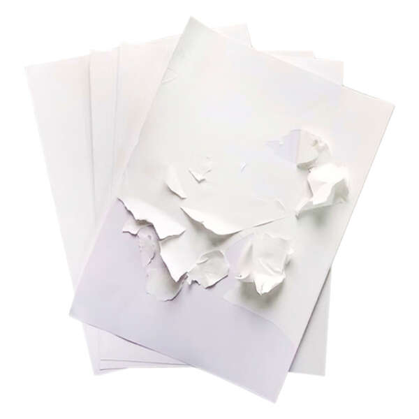 A4 holographic destructible label sheets for security use