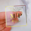 Gold foil stickers for wedding packaging