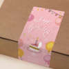 Luxury textured paper label samples