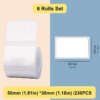 Clothing price sticker labels