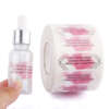 Clear film cosmetic sticker rolls