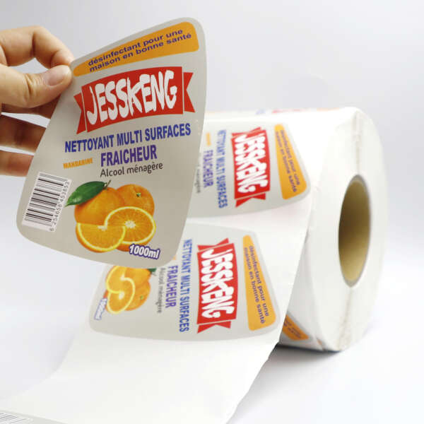 Custom shampoo logo label printing