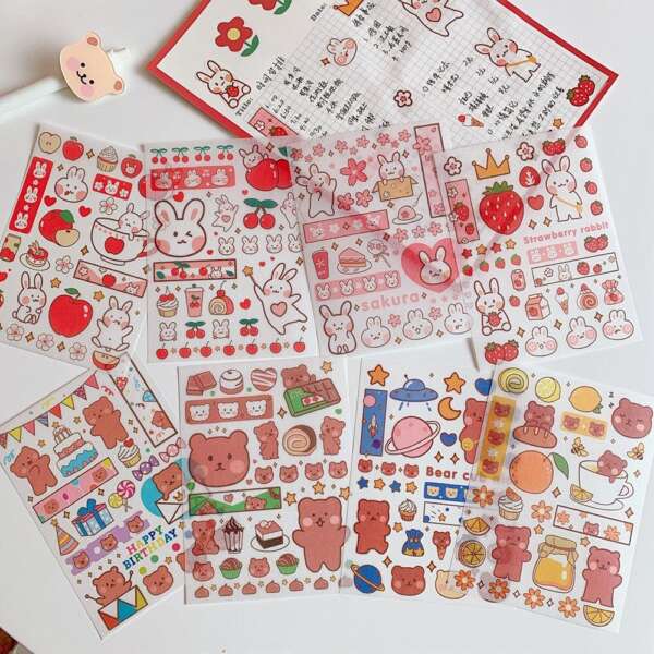 Rainbow glitter sticker manufacturer