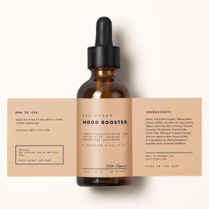 20ml olive oil bottle packaging sticker label