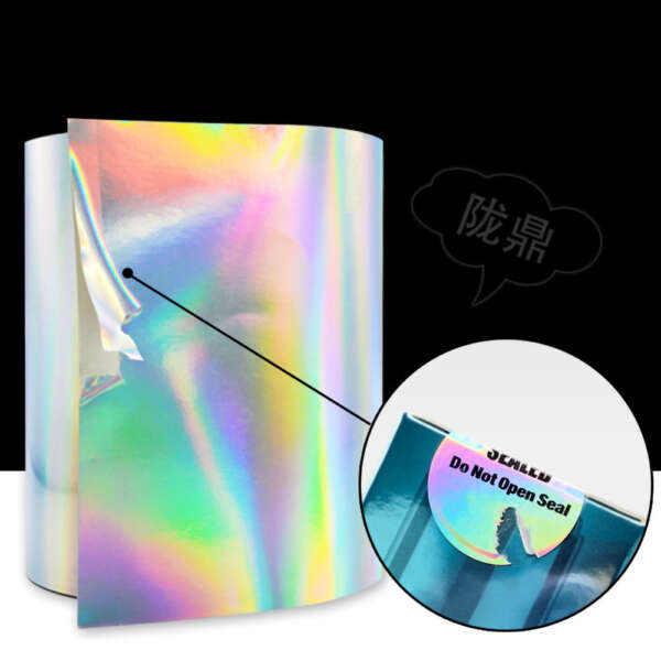 Anti tamper holographic stickers