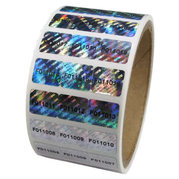 Anti-counterfeit label with holographic film