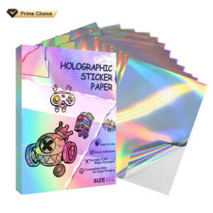 Holographic printable vinyl sticker paper