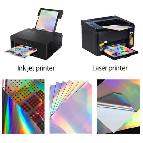 Golden silver label sheets