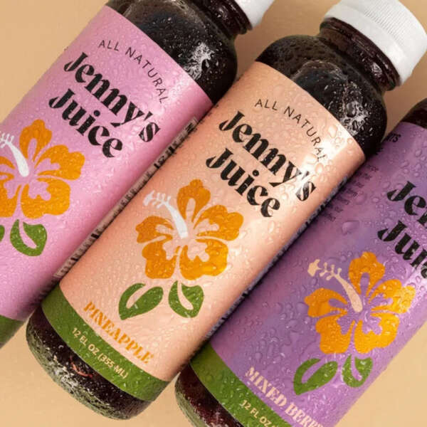 Custom beverage bottle labels for plastic drink packaging