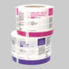 Self adhesive clear product labels