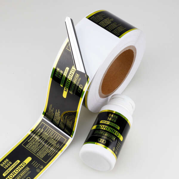 Waterproof supplement label rolls