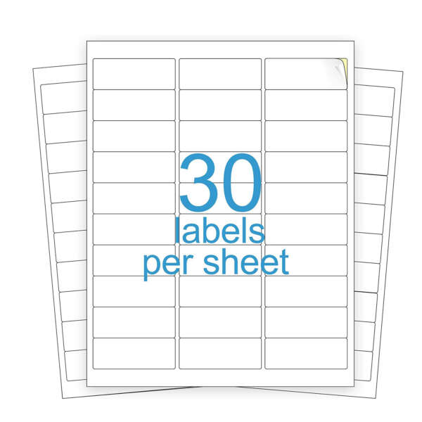Carton address labels