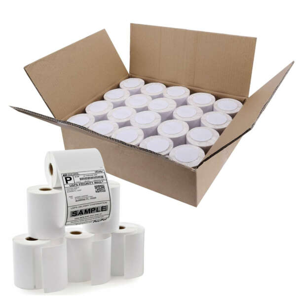 Waterproof oilproof A6 thermal labels