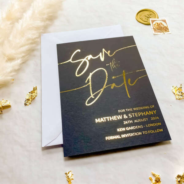 luxury custom thank you wedding birthday Christmas greeting card material detail view