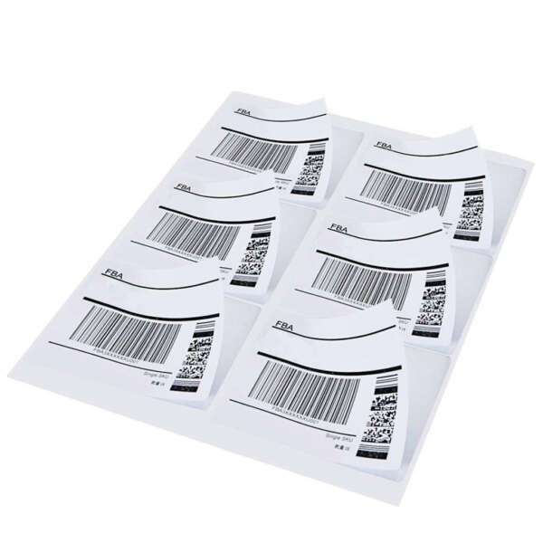 Printable package label sheet for ecommerce shipping