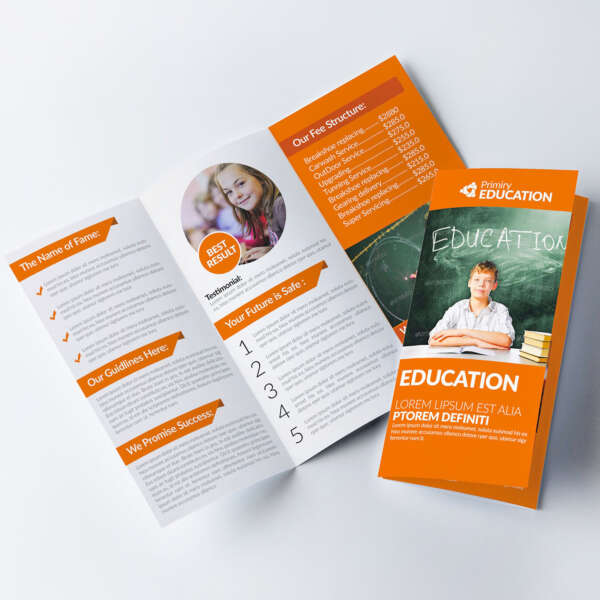 coated paper folding flyer catalogue brochure manual printing material detail view