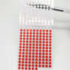 Water damage indicator security label sticker