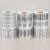 Matte silver polyester thermal transfer labels