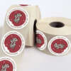 Self adhesive round sticker label for premium jar packaging