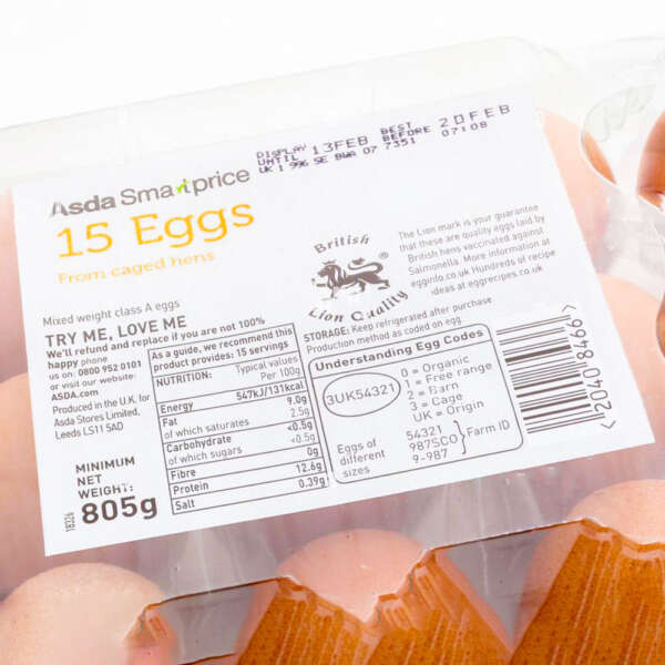 Custom food box seal sticker for egg cartons
