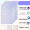 Transparent PVC overlay film for printed sheets