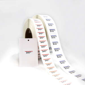 Blank color piggyback stickers