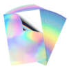 A4 holographic adhesive sticker sheets for printable product labels
