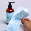 Custom cosmetic label rolls