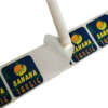 Waterproof adhesive roll labels for apples