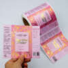 Luxury beauty packaging label rolls