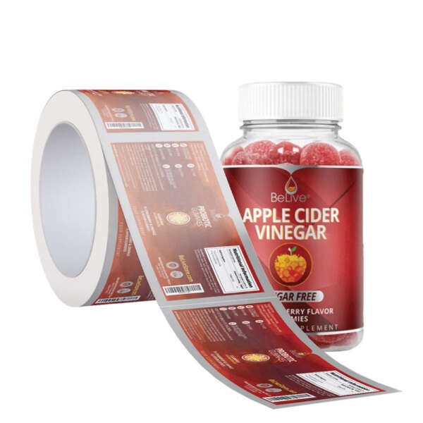 Health care supplement packaging labels for vitamin bottles