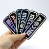 Removable vinyl car window stickers