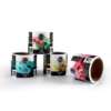 Custom food label roll with matte finish