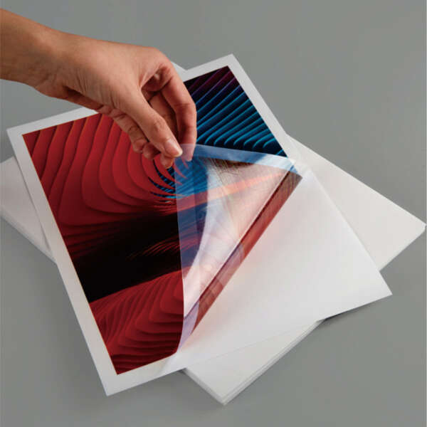 A4 transparent adhesive vinyl sheets for printable stickers