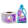 Custom printed bottle packaging labels for daily toiletries products