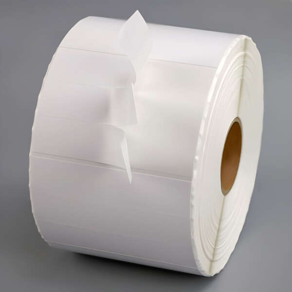 Custom thermal transfer labels with three layer construction