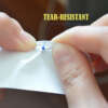 Tear resistant barcode label for cold storage