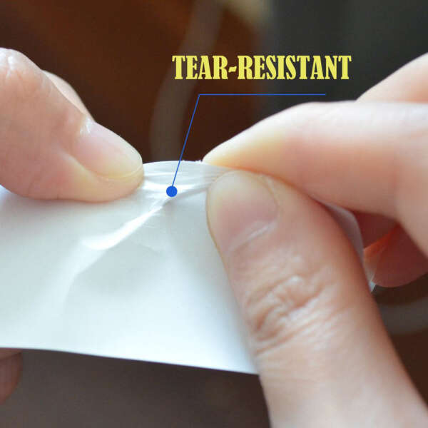 Tear resistant barcode label for cold storage