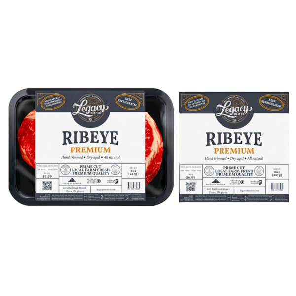 Low temperature resistant freezer food packaging labels