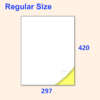 A3 A4 glossy matte inkjet sticker paper